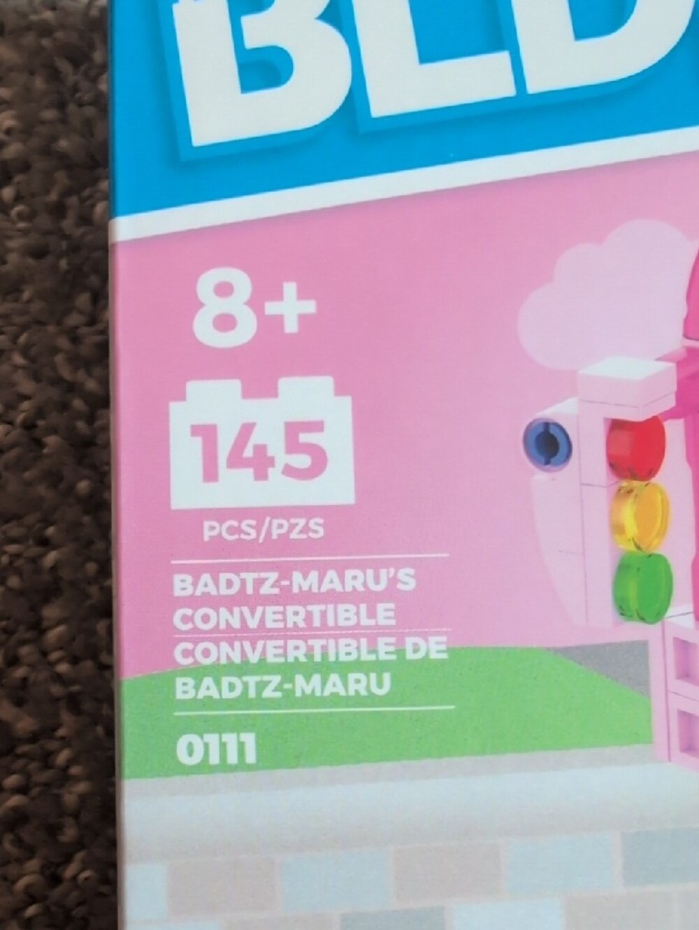 Hello Kitty and Friends Badtz-Maru's Red Convertible Toy Building Set - Picture 5 of 5